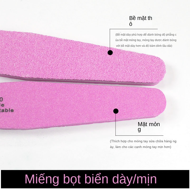 Phao móng, dụng cụ chà nhám mặt móng trong nail.