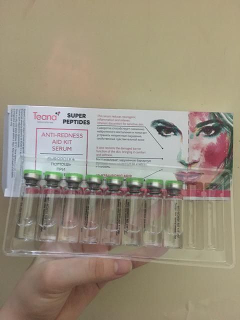 Serum Teana Mụn Anti Redness Aid Kit Serum _Teana Super Peptides