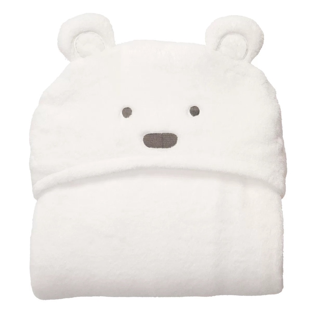 Khăn choàng tắm hình thú kèm mũ xinh xắn cho bé yêu