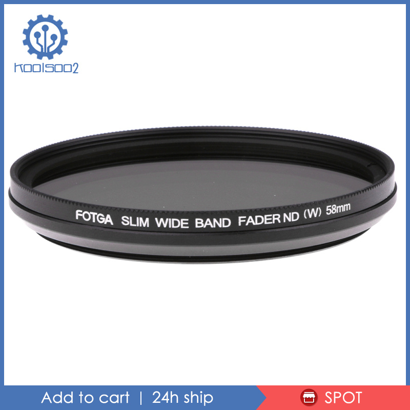 Kính Lọc Fotga Nd2 Sang Nd400 Cho Máy Ảnh Dslr 43mm