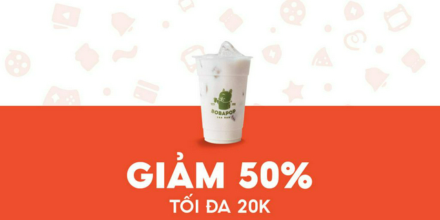 - bobapop - giảm 20k món trà sữa trà xanh
