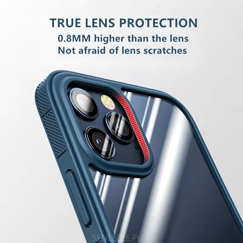 Ốp điện thoại cứng trong suốt chống sốc chống rơi cho iphone 13 pro max 12 pro max 13 mini iphone 11 pro max