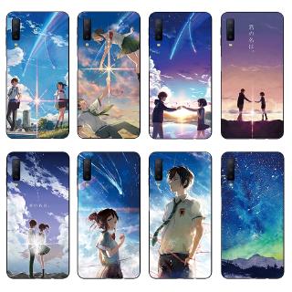 Ốp điện thoại TPU in hoạt hình xinh xắn cho Samsung Galaxy A7 2018 A750