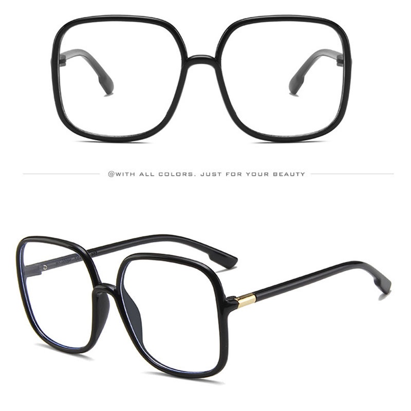 Mắt Kính Chống Bức Xạ Vuông Phong Cách Hàn Quốc Thời Trang Cho Nữ