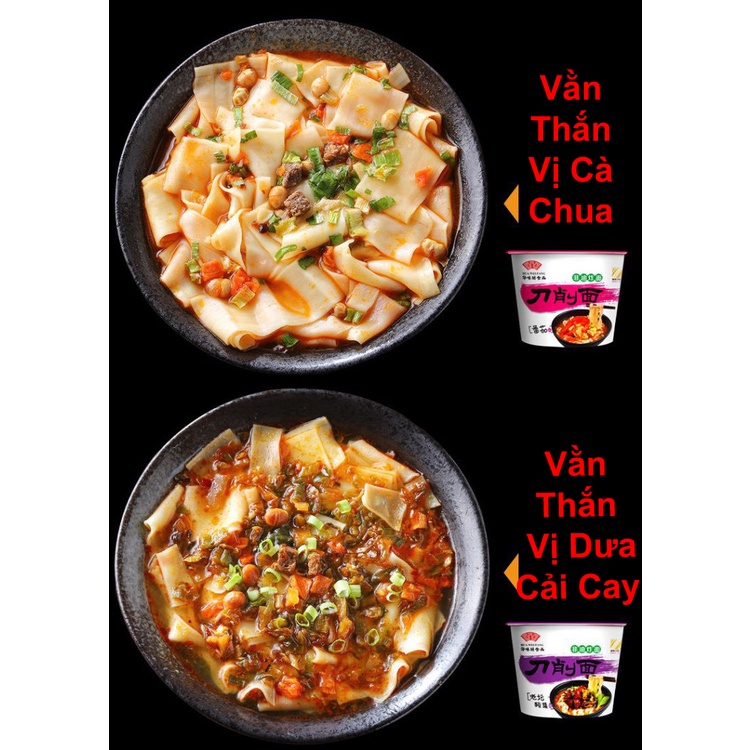 Mỳ Vằn Thắn Bò Cay - Dưa Cải Cay Siêu Ngon - Hộp To 112gr