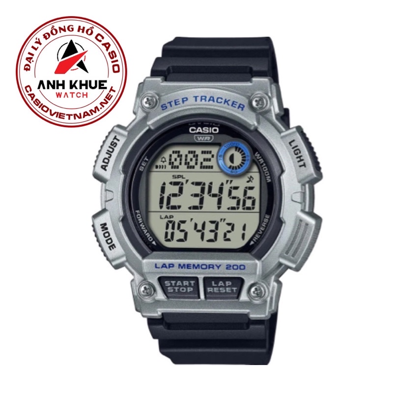 Đồng hồ Casio Nam WS-2100H-1A2VDF Mặt Điện Tử | Chống Nước WR100M