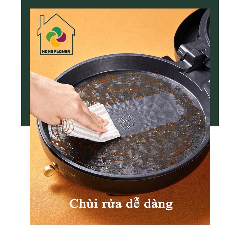 Chảo nướng điện 2 mặt JoYoung đa năng, bề mặt chống dính - chiên - nướng BBQ, làm bánh, bảo hành 12 tháng