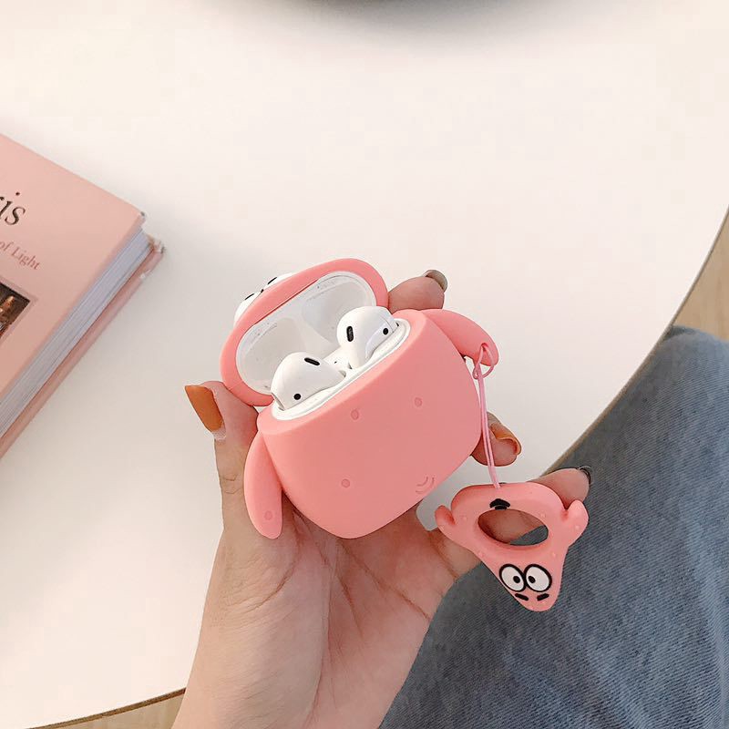 Case Vỏ Bao Airpods Đựng Tai Nghe Cho Airpod 1&amp;2 Chất Liệu Silicon Dẻo Hỗ trợ Airpods i11 i12 i18 i100