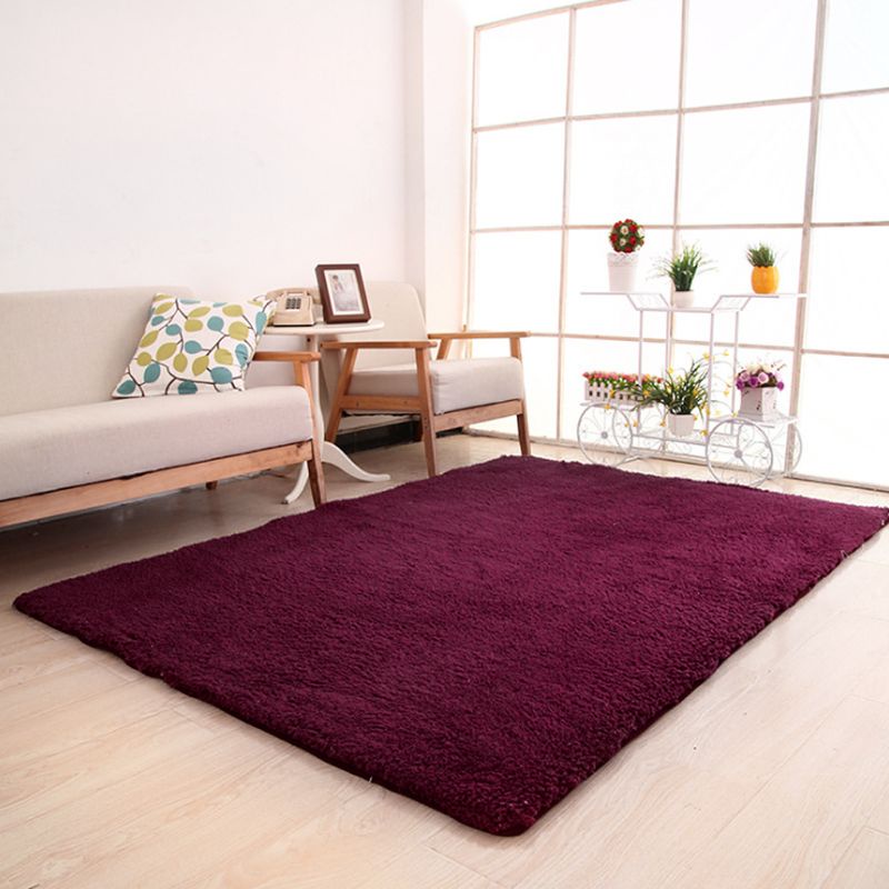 Thảm Lông Trải Sàn Chống Trượt Mềm Mại Hình Vuông