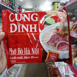 PHỞ CUNG ĐÌNH HÀ NỘI BÒ GÀ 5 GÓI