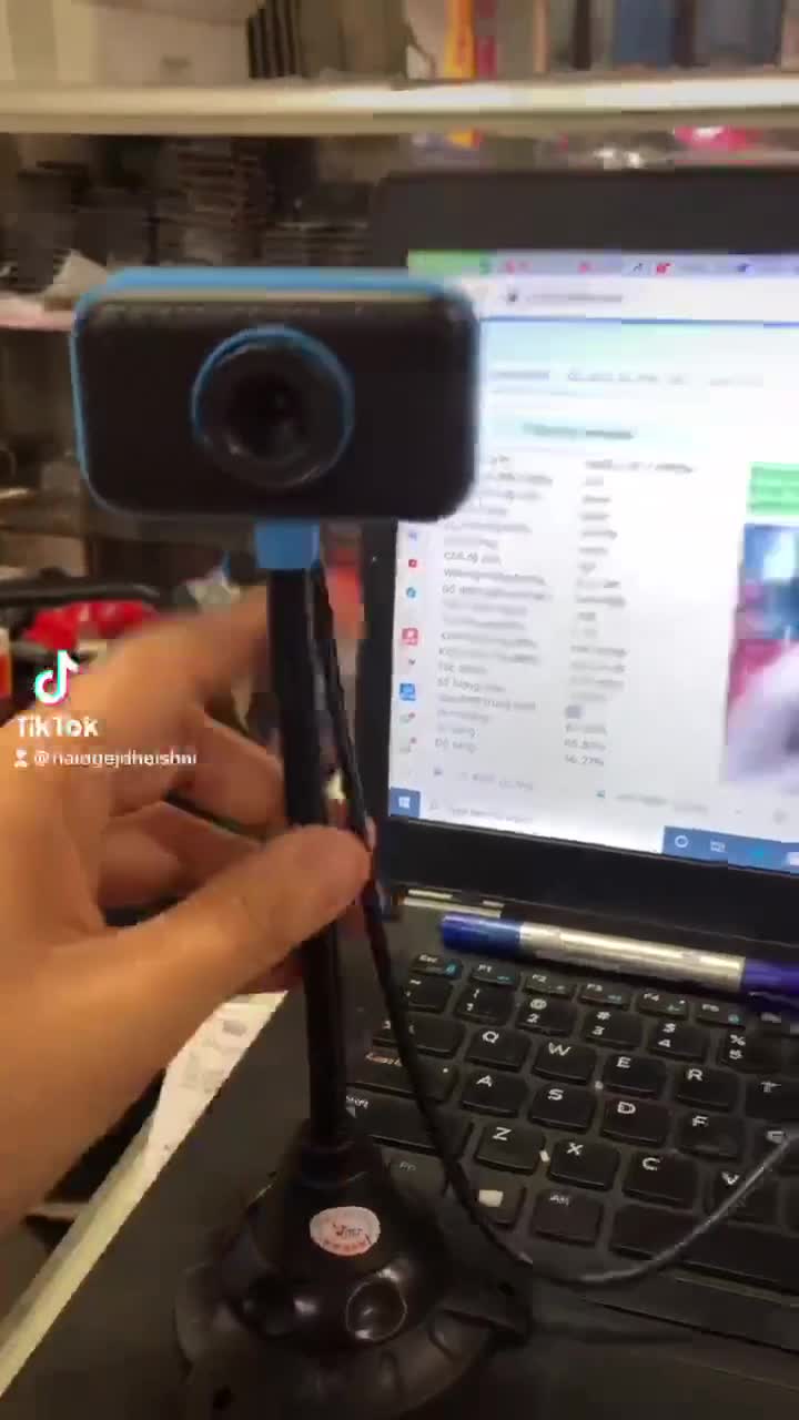 Webcam Usb Hd 480p Độ Phân Giải Cao 30fps Giảm Tiếng Ồn Kèm Micro Tiện Dụng Cho Máy Tính- CLIP THẬT | BigBuy360 - bigbuy360.vn