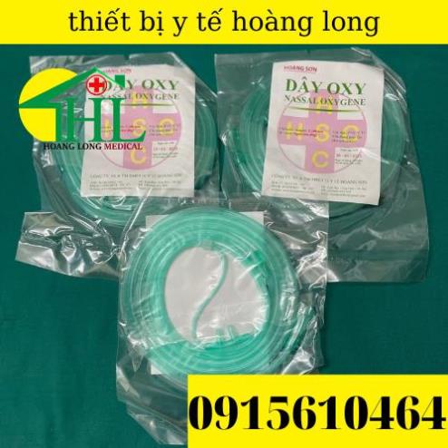 com bo 10 Dây Oxy gọng kính hai nhánh 2m Hoàng Sơn