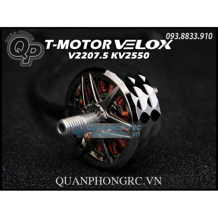 T-Motor Velox V2207.5 KV2550 Brushless Motor