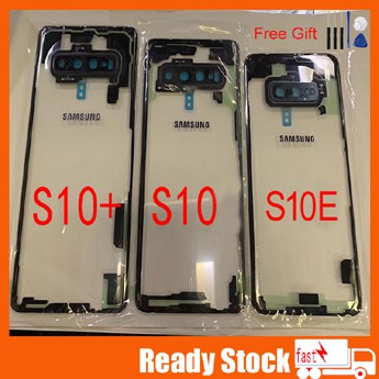 Ốp lưng Samsung Galaxy S10 S10e S10 Plus Mặt sau Kính gốc Thay thế Vỏ sau Cửa Vỏ Máy ảnh Kính ống kính
