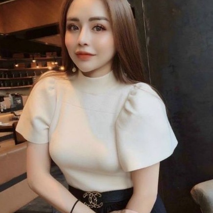 Áo cổ lọ thun gân tăm phôm chuẩn sang chảnh A15 ❤️