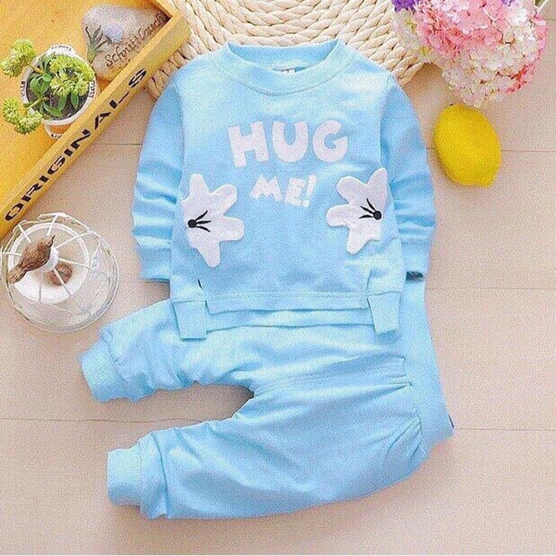 Bộ dài thu bé gái, chất da cá cotton size 6-20kg