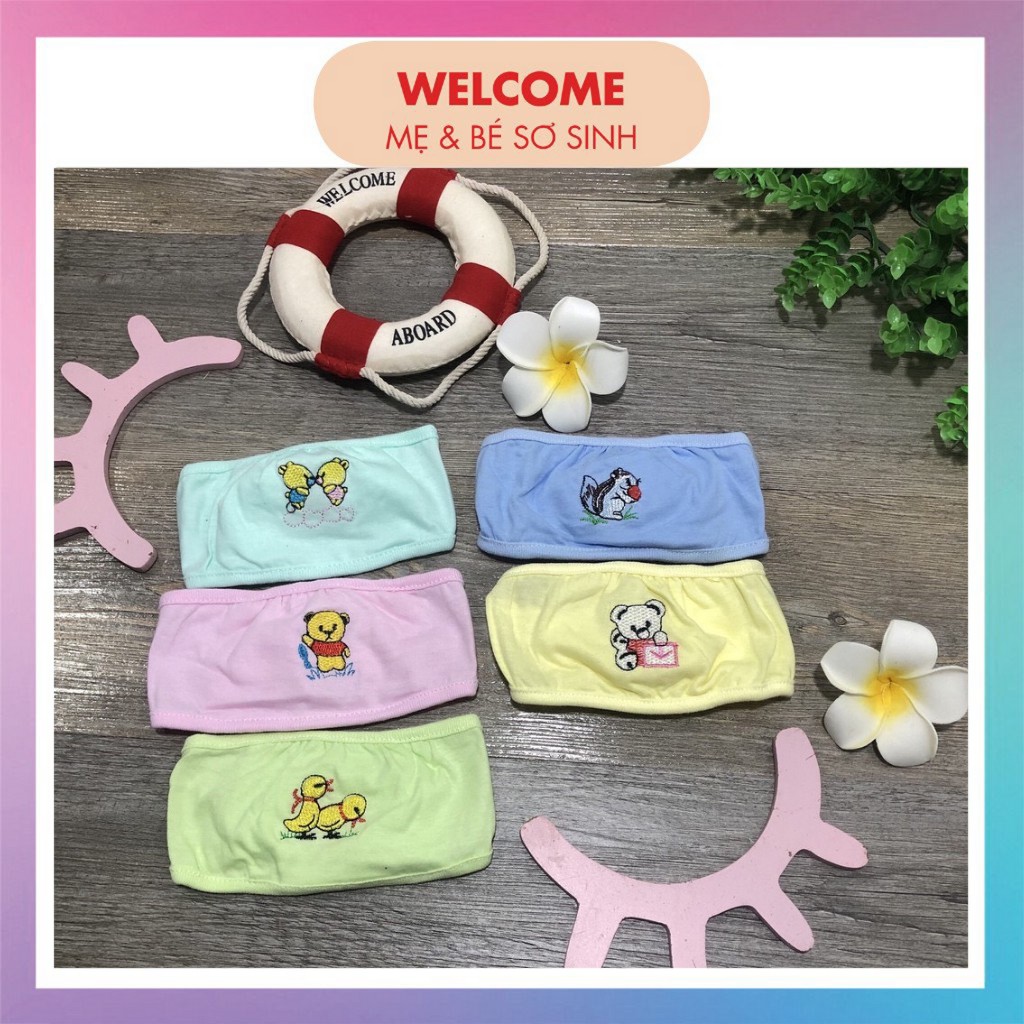 CHE THÓP SƠ SINH ⚡️FREESHIP⚡️ Che Thóp Sơ Sinh Cotton Cho Bé Hàng Việt Nam