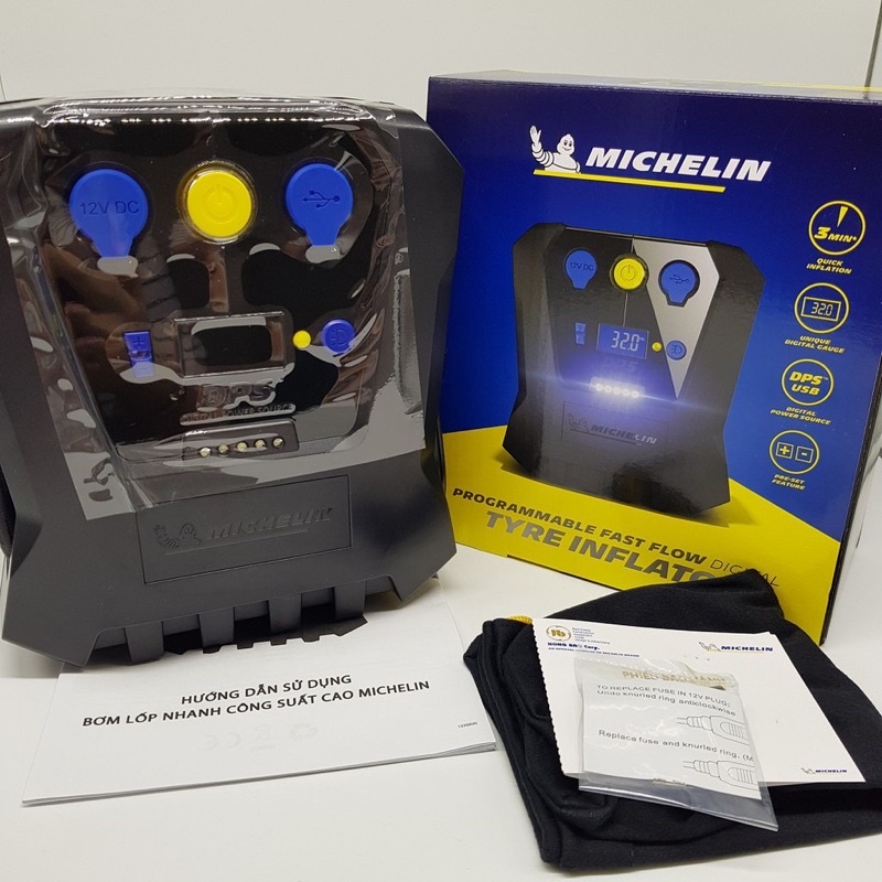 Bơm lốp tự ngắt Michelin 12266 Model mới nhất - Michelin Chính hãng BH 12 tháng