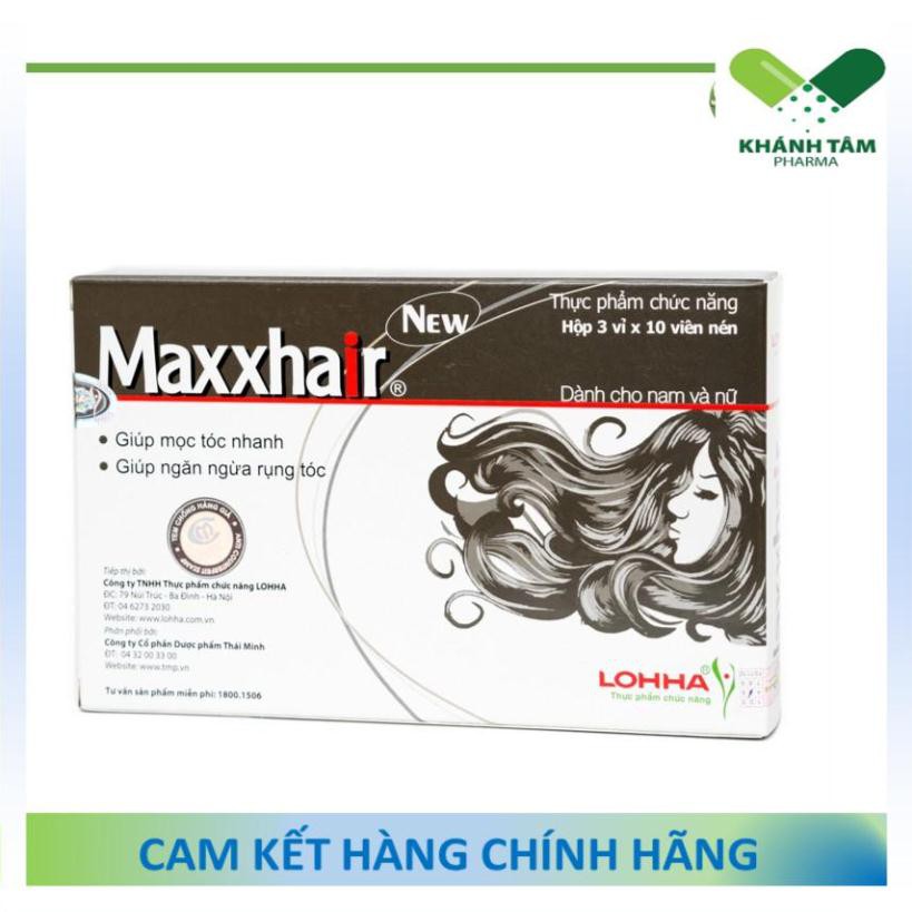 ! [COMBO] 7 hộp MAXXHAIR 30 viên (Đã cào tem) -Rụng tóc, mọc tóc, biotin, maxx hair