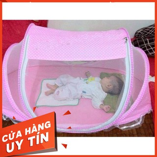 Màn Nôi Di Động Chống Muỗi Có Nhạc Cho Bé Happy Baby Hàng Mới Về Hottrend