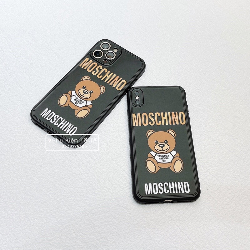 FREESHIP x ỐP IPHONE MOSCHINO DẺO( ảnh chụp thật )