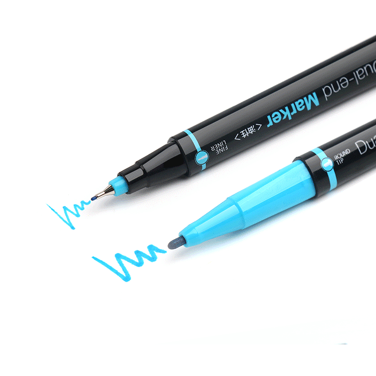 Bút Đánh Dấu Winzige Thiết Kế Hai Đầu Với 12 Màu Tùy Chọn Cho Vẽ DIY