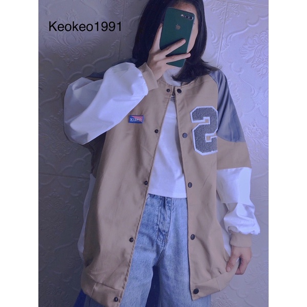❤️ ÁO KHOÁC BOMBER CHỮ S  3 MÀU CỰC HOT  ẢNH THẬT_keokeo1991_