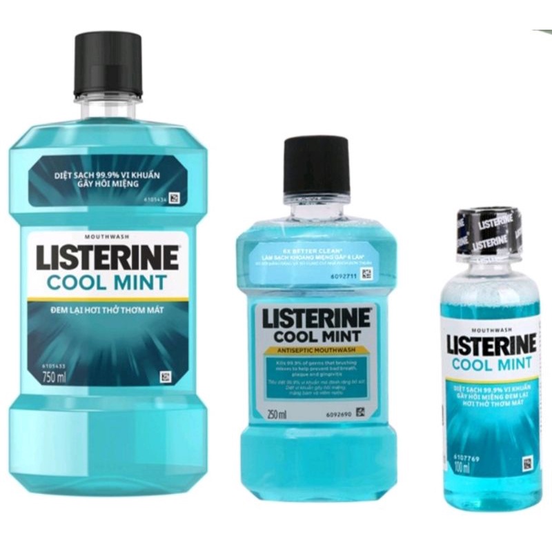 Nước súc miệng Listerine cool mint