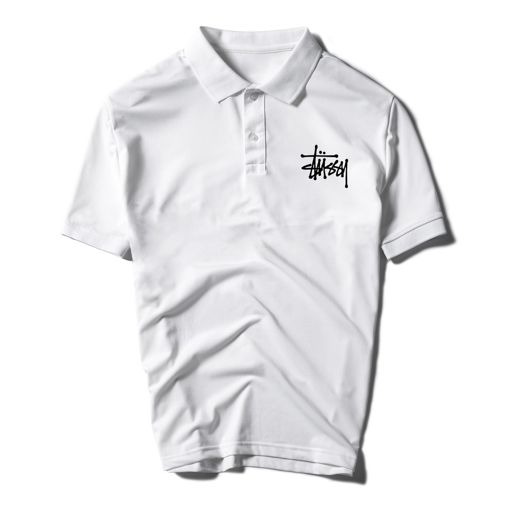 Áo thun Polo nam nữ cổ bẻ vải cá sấu Cotton Stussy xuất xịn, chuẩn đẹp, sang trọng-lịch lãm - Hiti