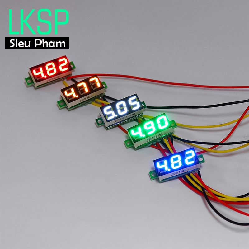 Vôn Kế 3 Dây0.28 Inch 0-100VDC