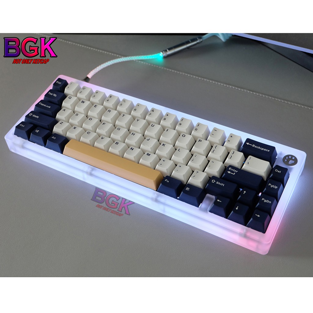 Bộ Keycap CGMK RUDY PBT Double Shot OEM Profile 129 Nút sử dụng được cho layout 68,84,98...