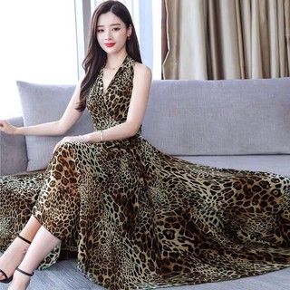 ĐẦM DÁNG XOÈ DA BEO SIÊU XINH