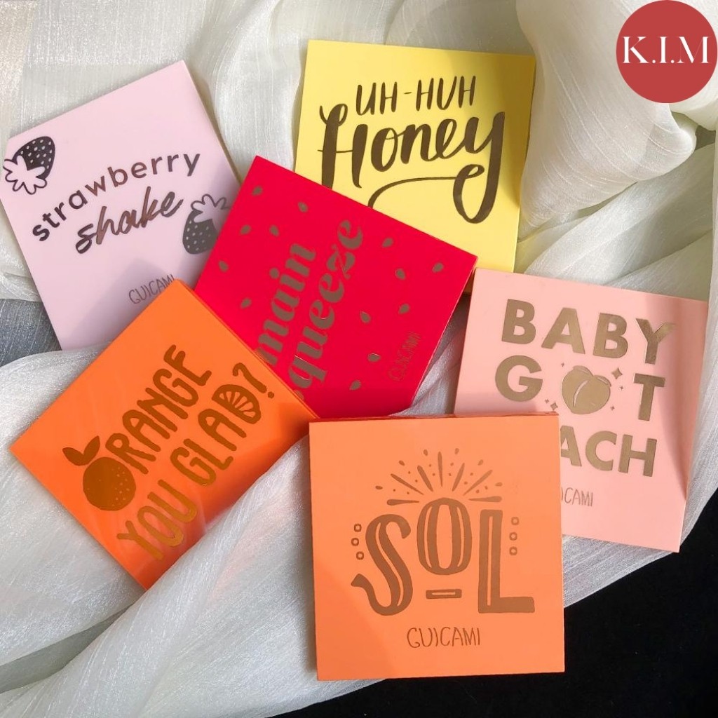 Phấn Mắt GUICAMI 9 Ô Với 6 Màu Trái Cây TrenDy