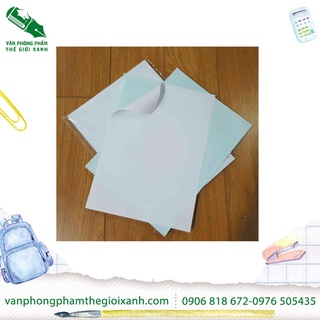 Giấy decal xanh 10 tờ /xấp