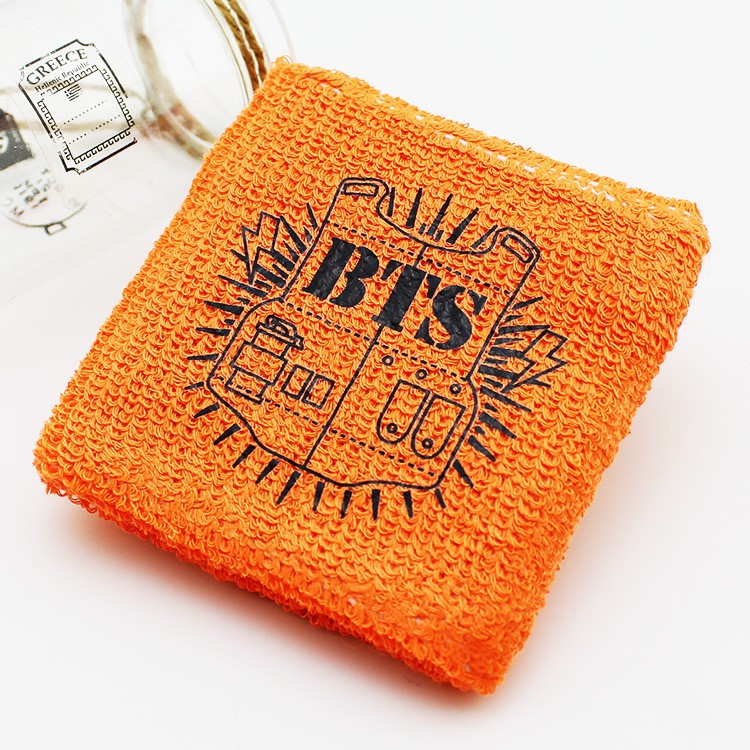 Băng đô đeo tay &quot;BTS&quot; vải cotton