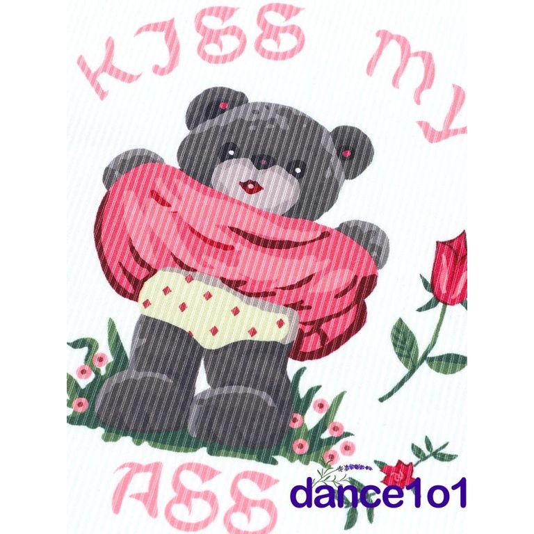 ❉Ad✩Áo Tank Top Cổ Tròn Hoạ Tiết Gấu Hoạt Hình Thời Trang Mùa Hè Cho Phái Nữ