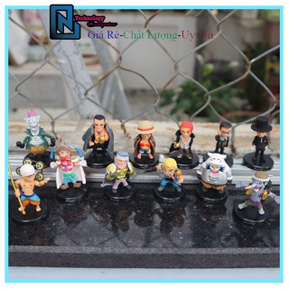 Combo Bộ 12 Mô Hình One Piece Kich Thước 4 Đến 5cm