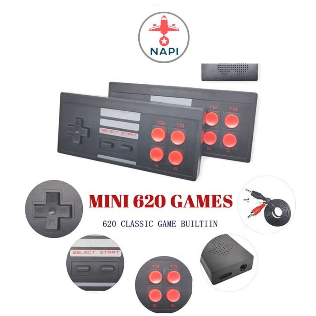 Máy chơi game NES không dây Extreme 620 trò chơi 2 người chơi 4 nút