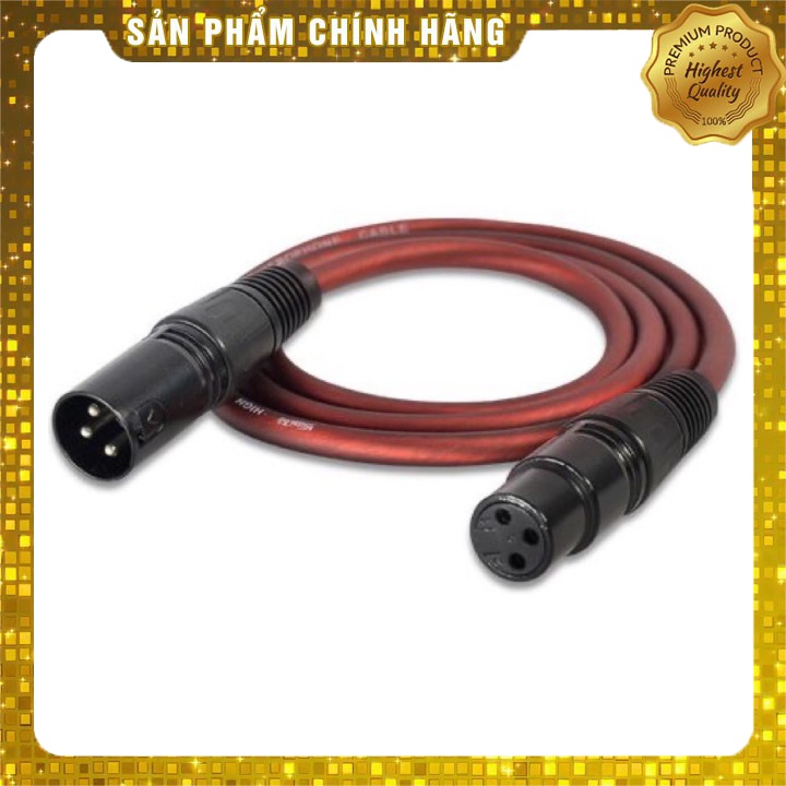 Dây Mic Canon 3 Mét Dành Cho Mic Thu Âm 48V Chân Cắm Làm Bằng Đồng Cực Kì Chắc Chắn Truyền Âm Thanh Cực Tốt