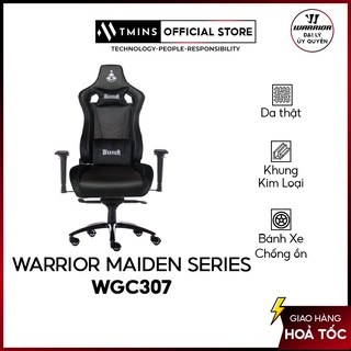 Ghế gaming Warrior Maiden Series WGC307 Da đục lỗ siêu thoáng khi,chân kim loại