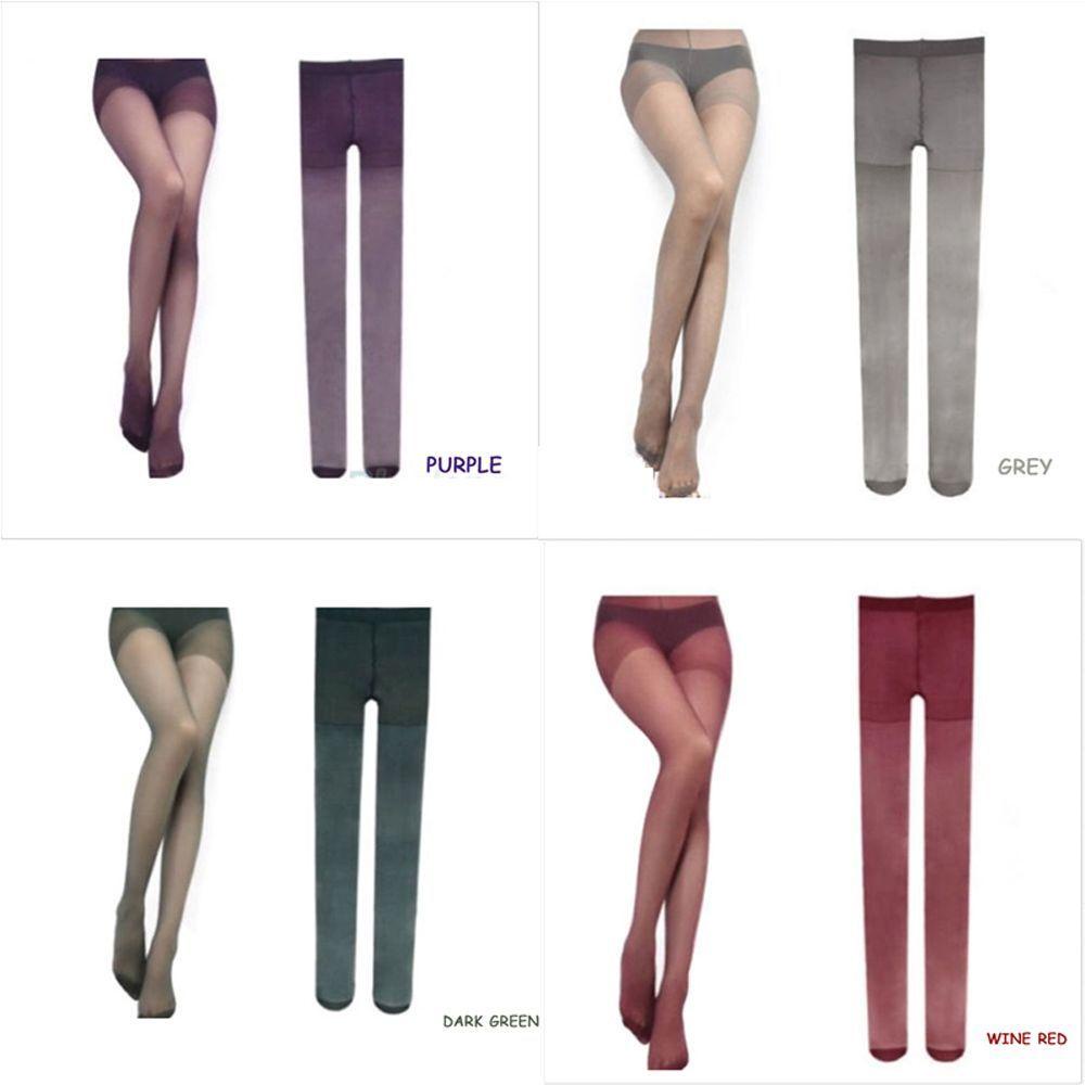 Đôi Vớ Da Xuyên Thấu Màu Sắc Thời Trang Cho Nữ