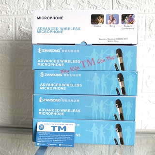 Micro không dây đa năng Zansong V-12 (tặng kèm pin 2A)