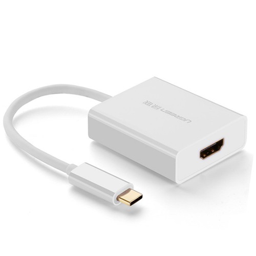 Cáp chuyển USB-C to HDMI hỗ trợ 4K 2K (trắng) Ugreen 40273