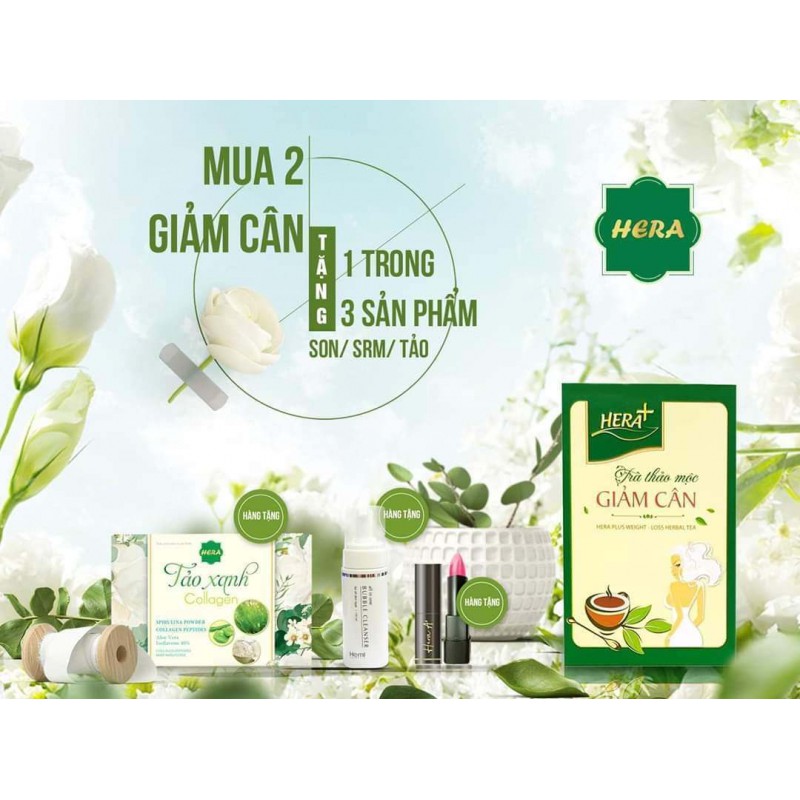 Trà thảo mộc giảm cân HERA PLUS ( Hàng công ty )