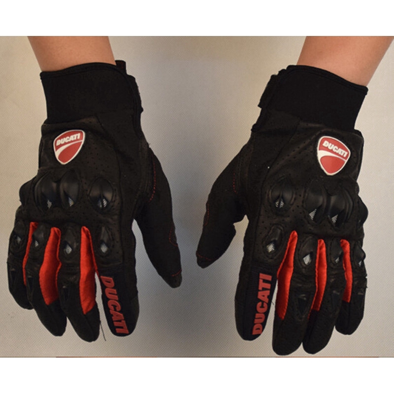 Găng tay da thật Ducati challenge