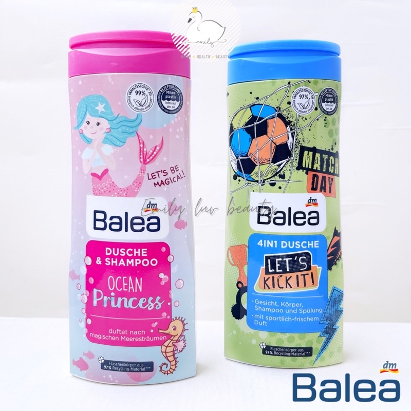Sữa tắm, dầu gội Balea Đức cho trẻ nhỏ