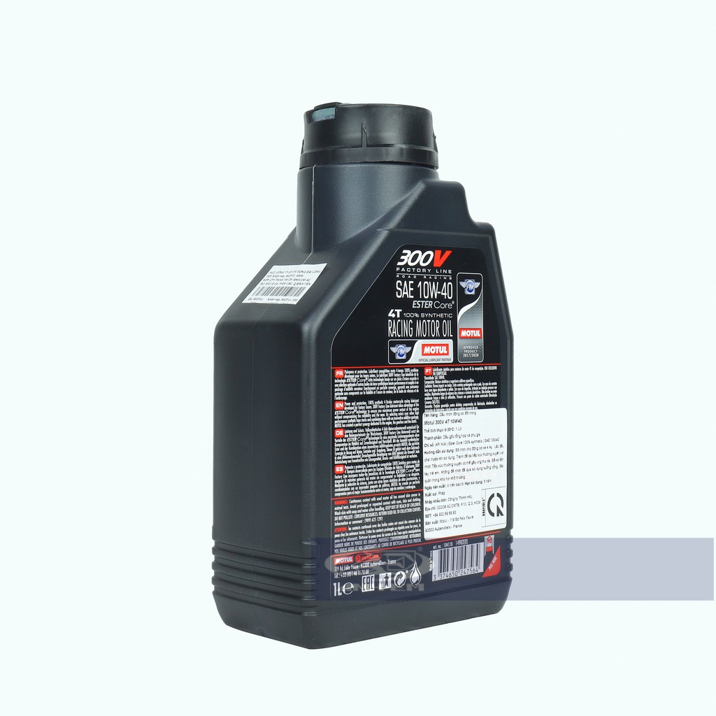 Nhớt máy MOTUL 300V (10W40 - FRANCE)