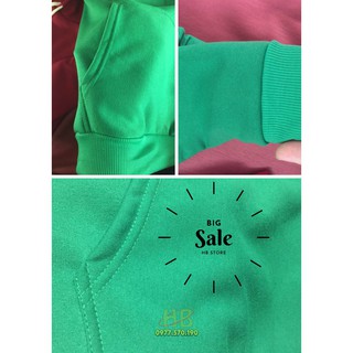 Áo Hoodie Freesize basic Chất Nỉ Dày Dặn Full Màu