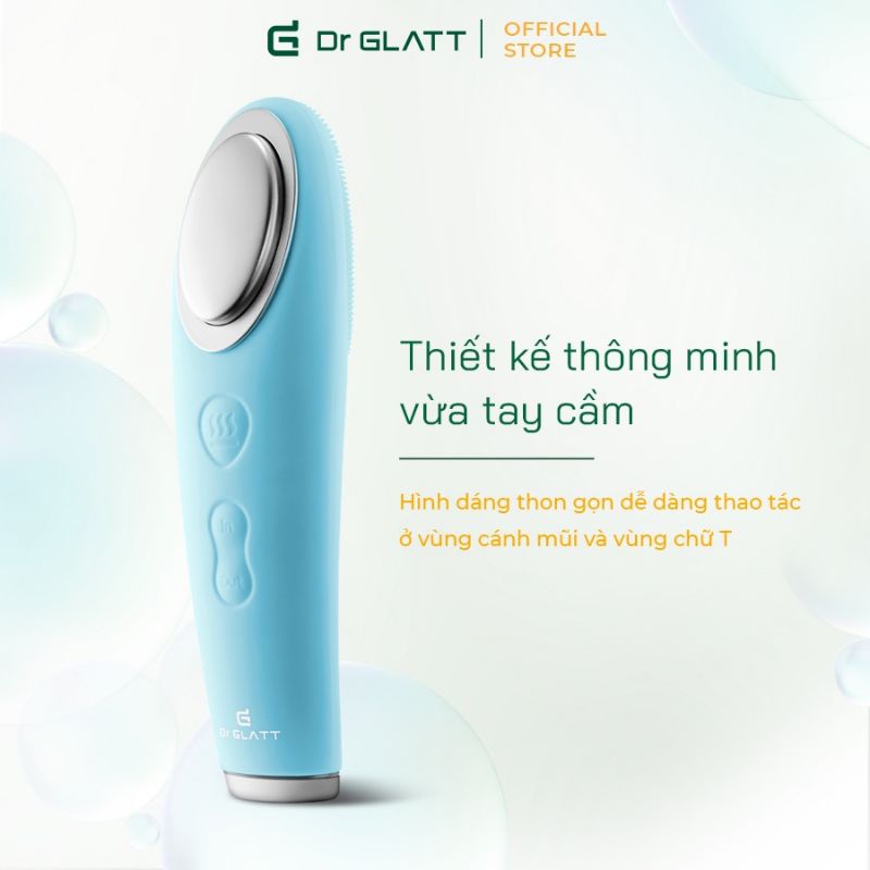 Máy rửa mặt Dr Glatt Dua Fit Pro, chăm sóc da toàn diện, rửa mặt, tẩy trang, đẩy tinh chất