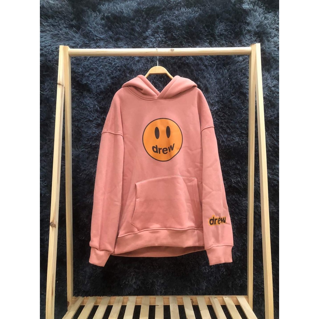 Áo Hoodie DREWW Mũ 2 Lớp Form Rộng Nam Nữ Phong Cách UNISEX Hàn Quốc, Nỉ Ngoại Siêu Dày Dặn Ấm Áp Thấm Hút Mồ Hôi